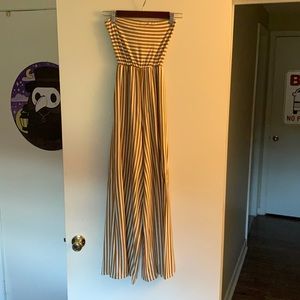 Striped jumpsuit